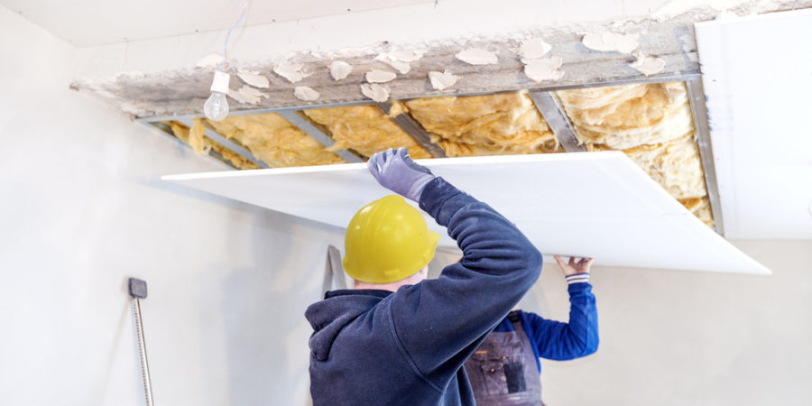 Etapes à suivre pour effectuer une isolation de plafond sous un toit plat